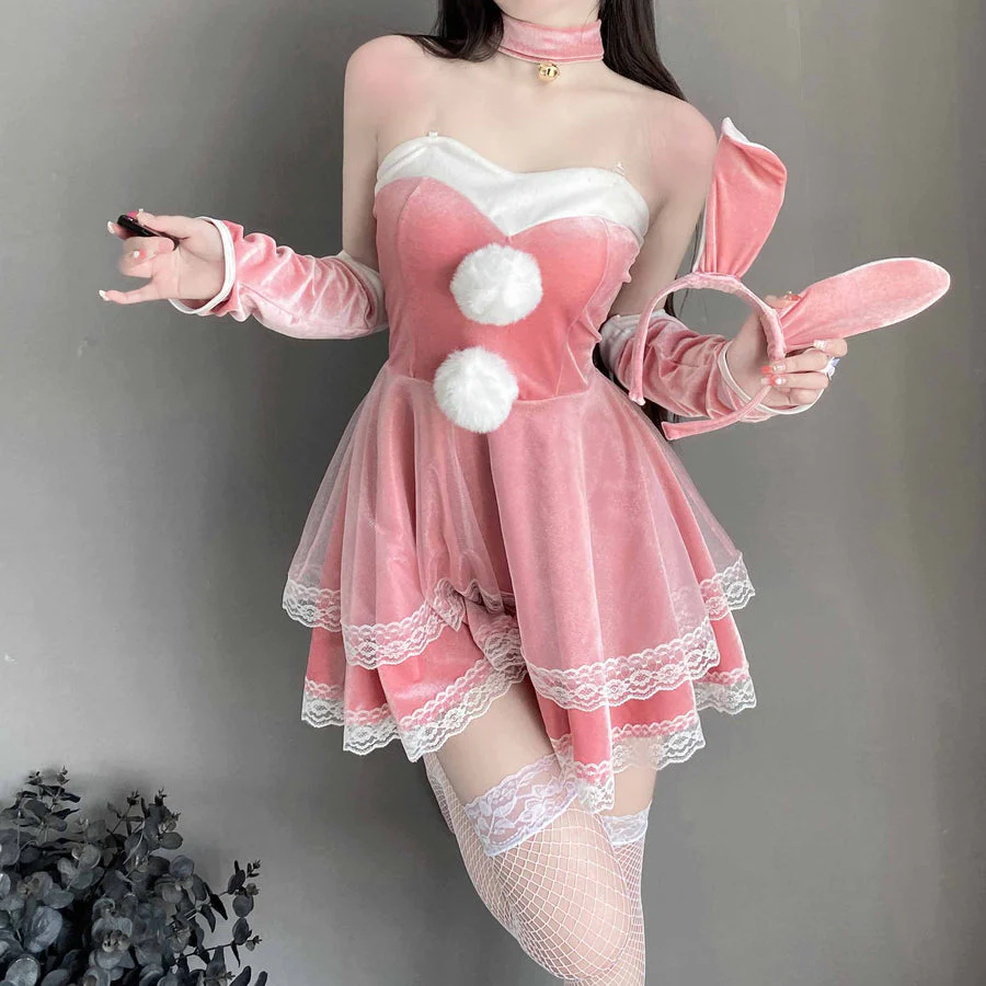 Bunny girl cos uniform dress - Image 4