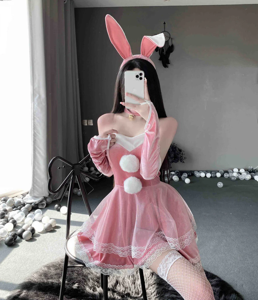 Bunny girl cos uniform dress - Image 5
