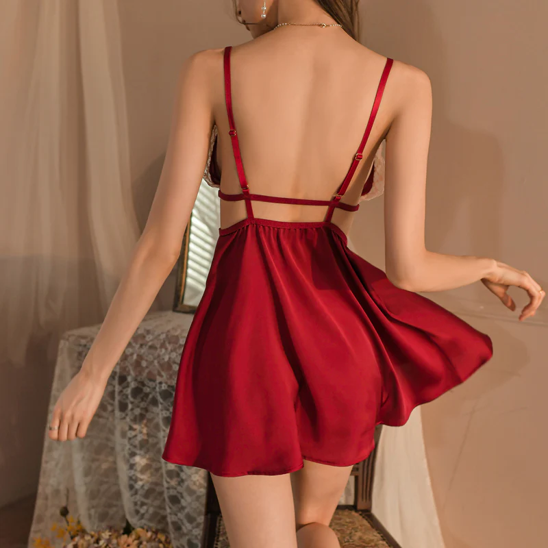 Hot front slit nightgown - Image 9