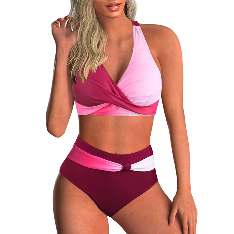 Striped high waist bikini - Image 3