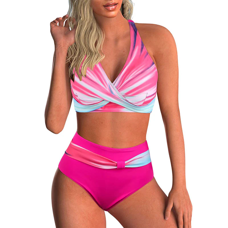 Striped high waist bikini - Image 8