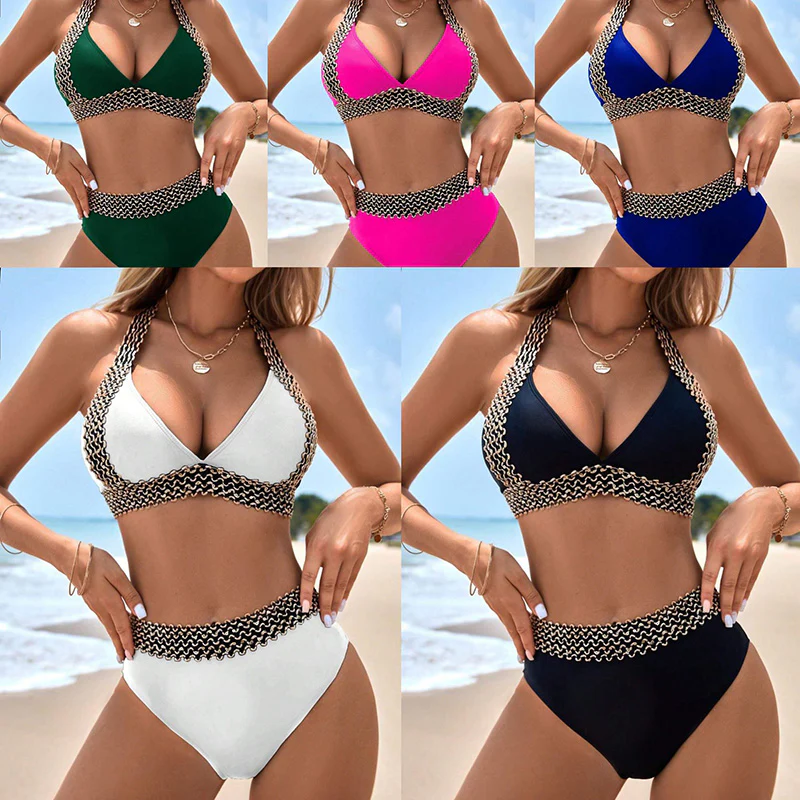 Striped high waist bikini - Image 9