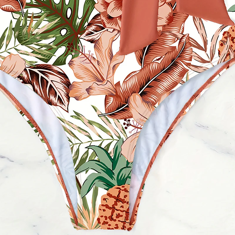 Tropical print bikini - Image 3